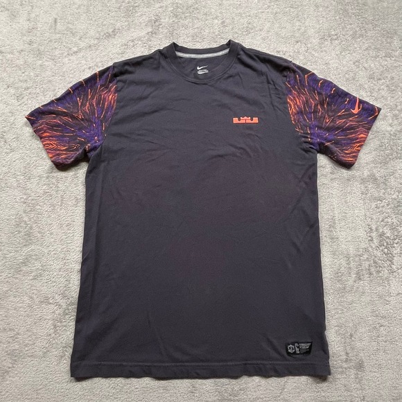 Nike LeBron James Hummingbird‎ T Shirt Crewneck Purple Mens Large - Picture 1 of 5